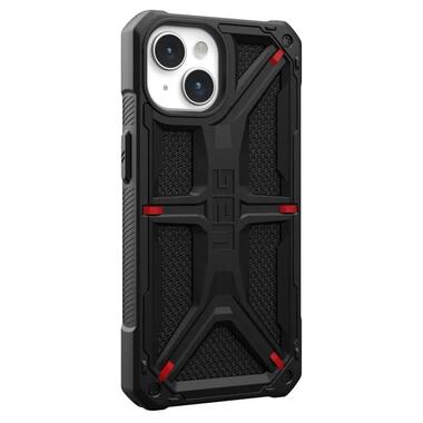 Чeхол-накладка Urban Armor Gear Monarch для Apple iPhone 15 Kevlar Black (114289113940) фото №3