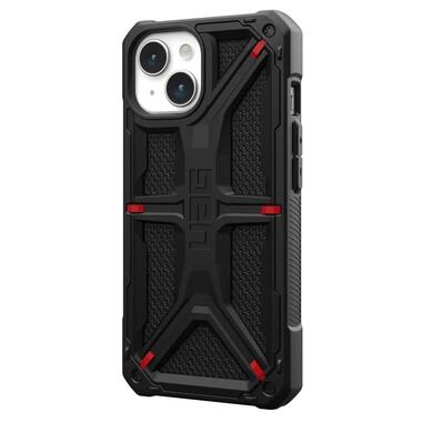 Чeхол-накладка Urban Armor Gear Monarch для Apple iPhone 15 Kevlar Black (114289113940) фото №4