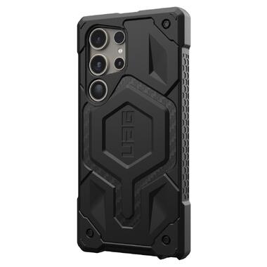 Чeхол-накладка Urban Armor Gear Monarch для Samsung Galaxy S24 Ultra Carbon Fiber (214415114242) фото №6