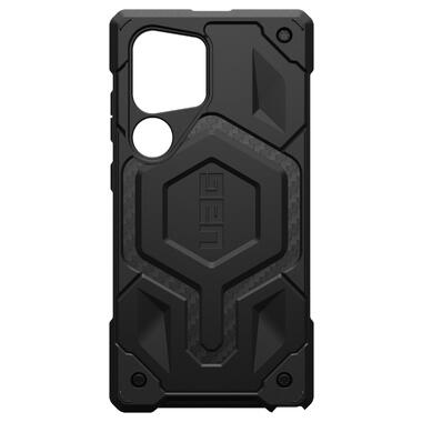 Чeхол-накладка Urban Armor Gear Monarch для Samsung Galaxy S24 Ultra Carbon Fiber (214415114242) фото №7