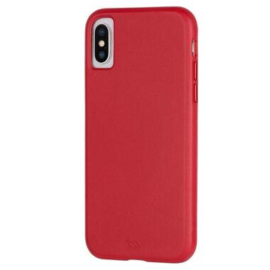 Чeхол-накладка Case-Mate Barely There Leather для Apple iPhone X / iPhone XS Red (CM037748) фото №2