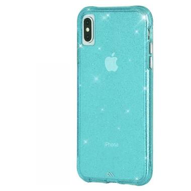 Чeхол-накладка Case-Mate Sheer Crystal для Apple iPhone XS Max Teal (CM037986) фото №2
