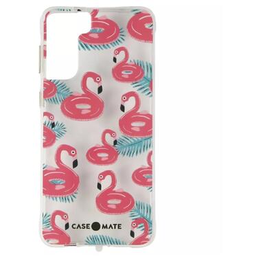 Чeхол-накладка Case-Mate Tough Prints для Samsung Galaxy S21 Plus SM-G996 Float On Flamingos (CM047256) фото №1