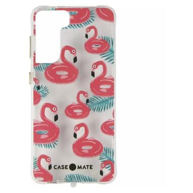 Чeхол-накладка Case-Mate Tough Prints для Samsung Galaxy S21 SM-G991 Float On Flamingos (CM047234) фото №1