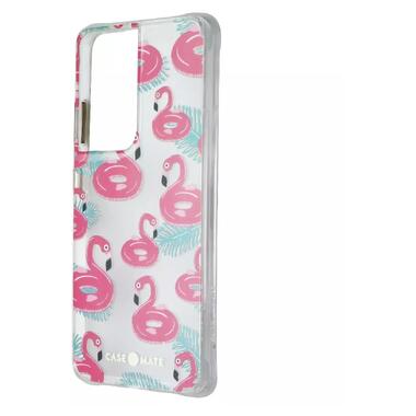 Чeхол-накладка Case-Mate Tough Prints для Samsung Galaxy S21 Ultra SM-G998 Float On Flamingos (CM047278) фото №2