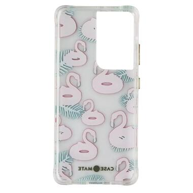 Чeхол-накладка Case-Mate Tough Prints для Samsung Galaxy S21 Ultra SM-G998 Float On Flamingos (CM047278) фото №3