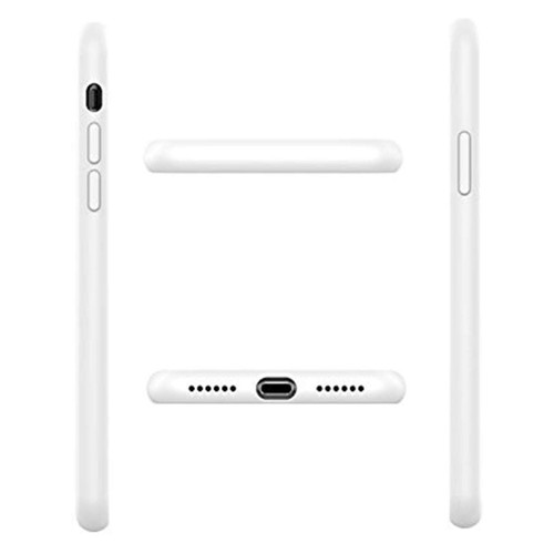 Чохол Epik Silicone case (A) (з закритим низом) Apple iPhone X (5.8) / XS (5.8) Білий / White фото №3