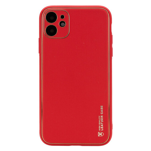 Шкіряний чохол Epik Xshield Apple iPhone 11 (6.1) Червоний / Red фото №1