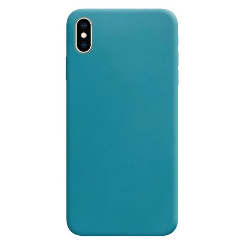 Силіконовий чохол Epik Candy Apple iPhone X/XS (5.8) Синій / Powder Blue фото №1