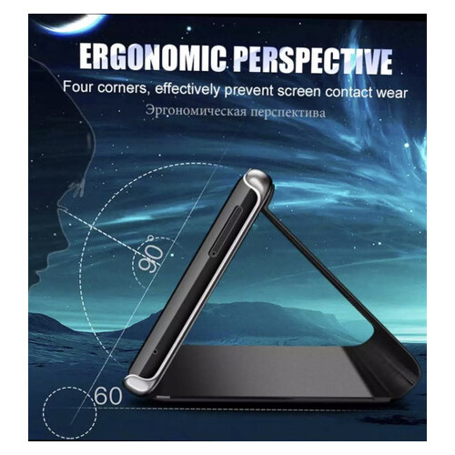 Чохол-книжка Epik Clear View Standing Cover Xiaomi Mi 10T Lite / Redmi Note 9 Pro 5G Чорний фото №4