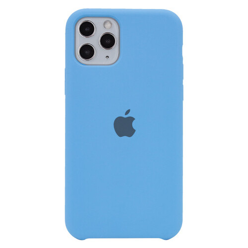 Чохол Epik Silicone Case (AA) Apple iPhone 11 Pro Max (6.5) Блакитний / Cornflower фото №1