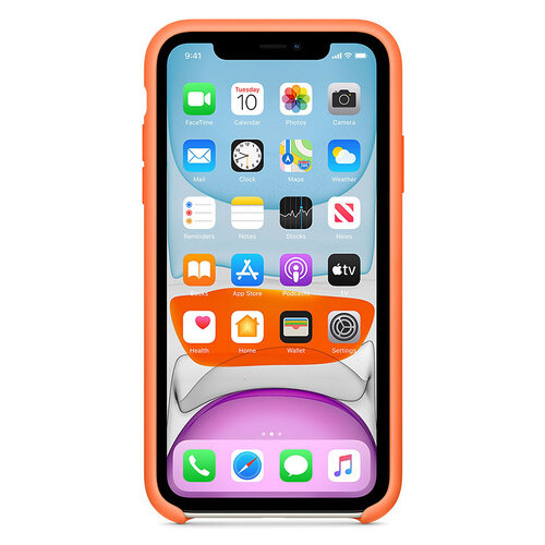 Чохол Epik Silicone case (AAA) Apple iPhone 11 Pro (5.8) Помаранчевий / Vitamin C фото №3