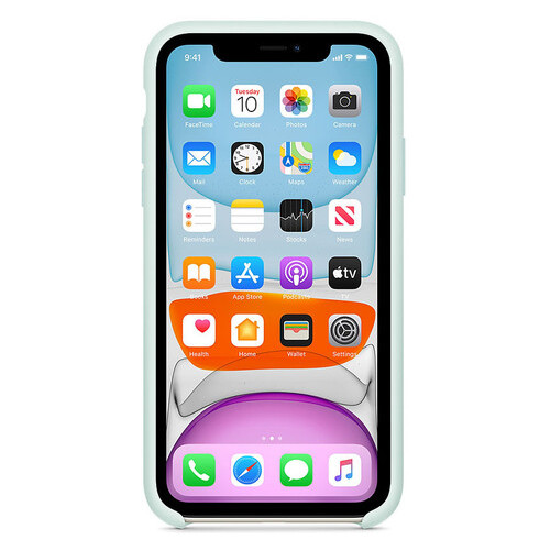 Чохол Epik Silicone case (AAA) Apple iPhone 11 Pro (5.8) Сіро-блакитний / Seafoam фото №3