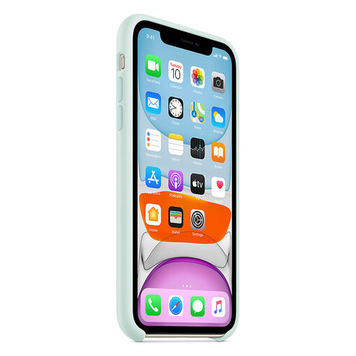 Чохол Epik Silicone case (AAA) Apple iPhone 11 Pro (5.8) Сіро-блакитний / Seafoam фото №2