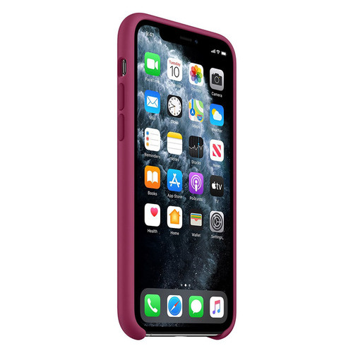 Чехол Epik Silicone case (AAA) Apple iPhone 11 Pro Max (6.5) Малиновый / Pomegranate фото №3