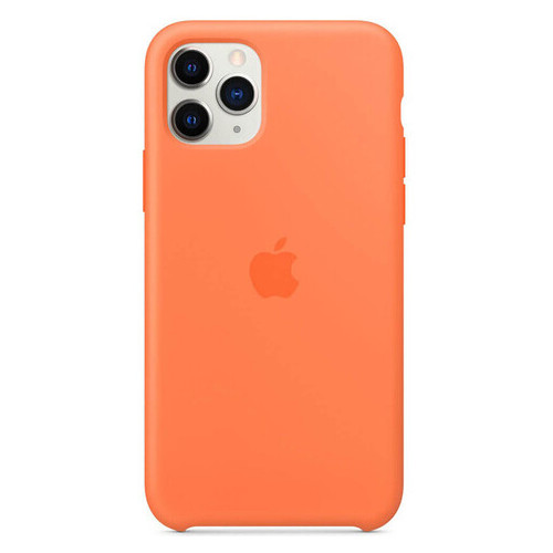 Чехол Epik Silicone case (AAA) Apple iPhone 11 Pro Max (6.5) Оранжевый / Vitamin C фото №1