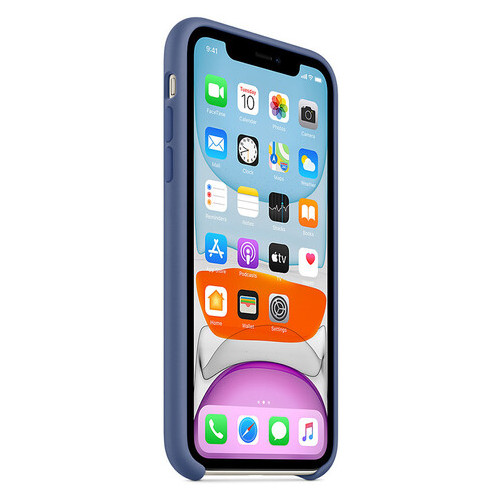 Чохол Epik Silicone case (AAA) Apple iPhone 11 Pro Max (6.5) Синій / Linen Blue фото №2