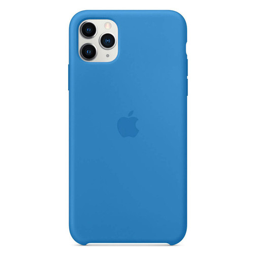 Чехол Epik Silicone case (AAA) Apple iPhone 11 Pro Max (6.5) Синий / Surf Blue фото №1