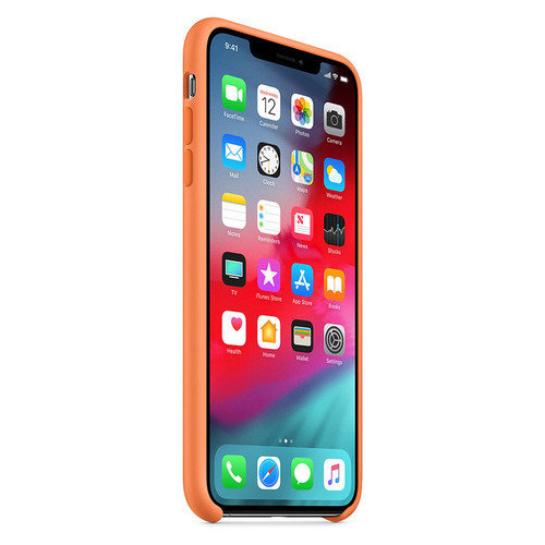 Чохол Epik Silicone case (AAA) Apple iPhone XS Max (6.5) Помаранчевий / Papaya фото №3