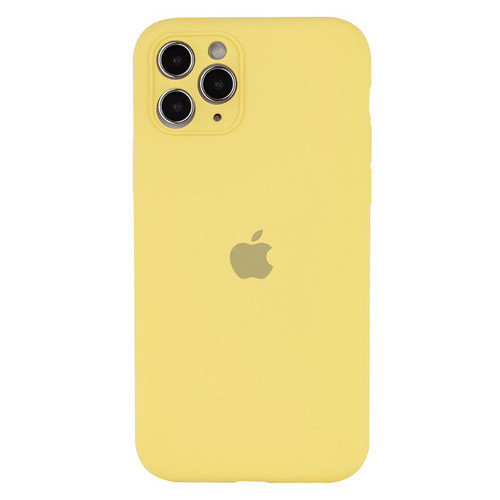 Чохол Epik Silicone Case Full Camera Protective (AA) Apple iPhone 11 Pro Max (6.5) Жовтий / Mellow Yellow фото №1