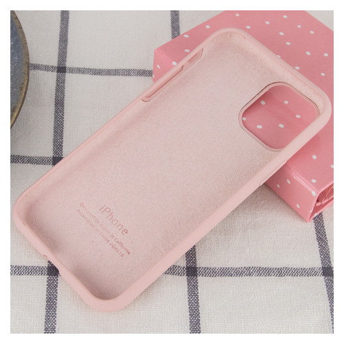 Чохол Epik Silicone Case Full Protective Apple iPhone 11 (6.1) Рожевий / Pink Sand фото №3