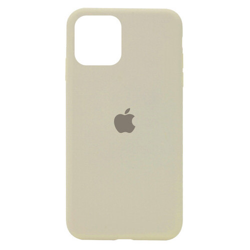 Чохол Epik Silicone Case Full Protective (AA) Apple iPhone 11 Pro Max (6.5) Бежевий / Antigue White фото №1