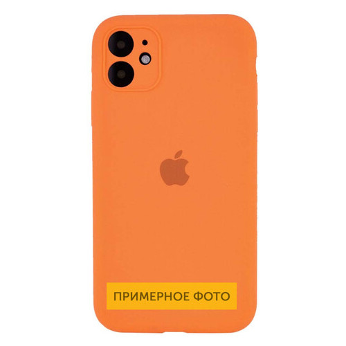 Чохол Epik Silicone Case Square Full Camera Protective (AA) Apple iPhone 11 Pro (5.8) Помаранчевий / Papaya фото №1