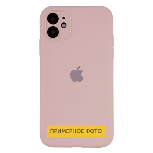 Чохол Epik Silicone Case Square Full Camera Protective Apple iPhone 7 / 8 / SE (2020) (4.7) Рожевий / Pink Sand фото №1