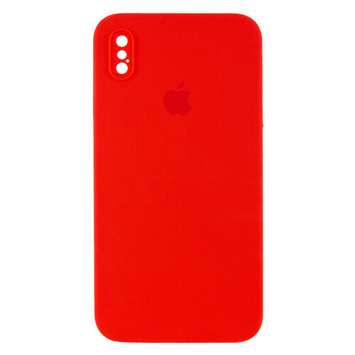 Чохол Epik Silicone Case Square Full Camera Protective Apple iPhone XS Max (6.5) Червоний / Red фото №1