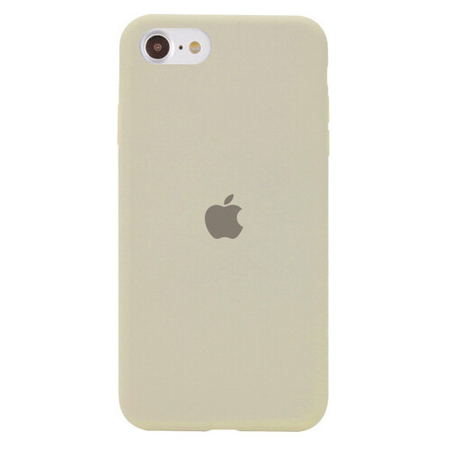 Чохол Epik Silicone Case Full Protective (AA) Apple iPhone SE (2020) Бежевий / Antigue White фото №1