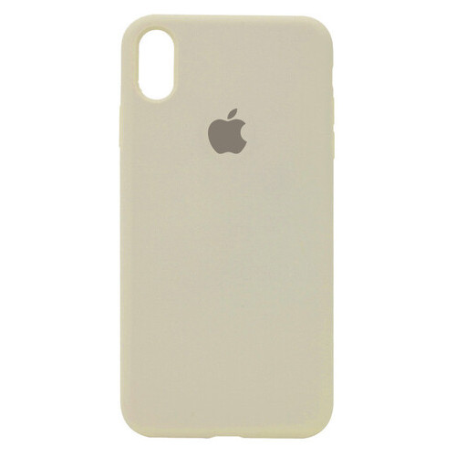 Чохол Epik Silicone Case Full Protective (AA) Apple iPhone X (5.8) / XS (5.8) Бежевий / Antigue White фото №1