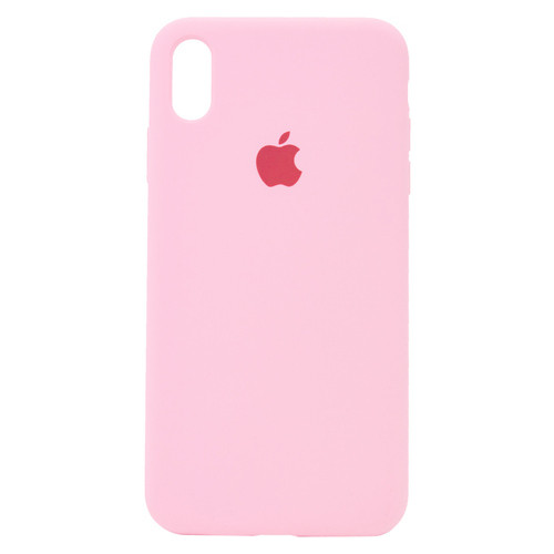 Чохол Epik Silicone Case Full Protective (AA) Apple iPhone X (5.8) / XS (5.8) Рожевий / Light pink фото №1