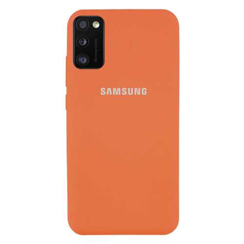 Чохол Epik Silicone Cover Full Protective (AA) Samsung Galaxy A41 Помаранчевий / Apricot фото №1