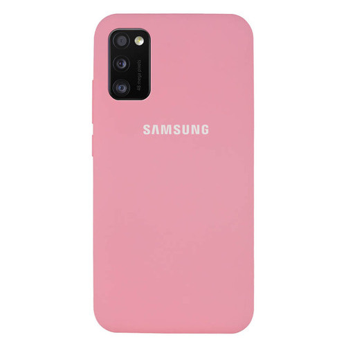 Чохол Epik Silicone Cover Full Protective (AA) Samsung Galaxy A41 Рожевий / Pink фото №1
