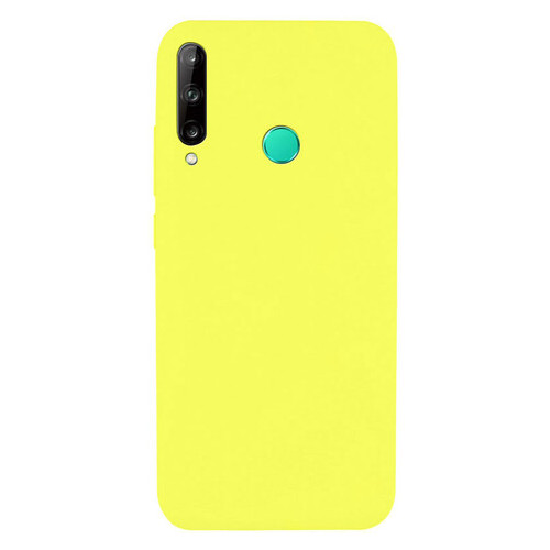 Чохол Epik Silicone Cover Full without Logo (A) Huawei P40 Lite E / Y7p (2020) Жовтий / Flash фото №1