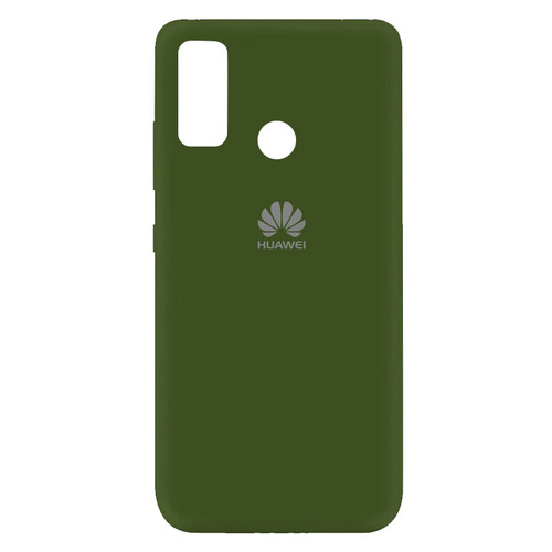 Чохол Epik Silicone Cover My Color Full Protective (A) Huawei P Smart (2020) Зелений / Forest green фото №1