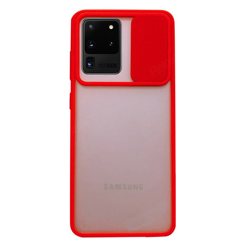 Чохол Epik Camshield mate TPU Samsung Galaxy S20 Ultra Червоний фото №1