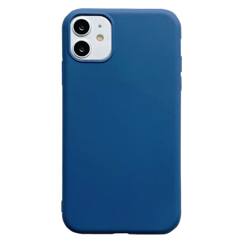Силіконовий чохол Epik Candy Apple iPhone 11 (6.1) Синій фото №1