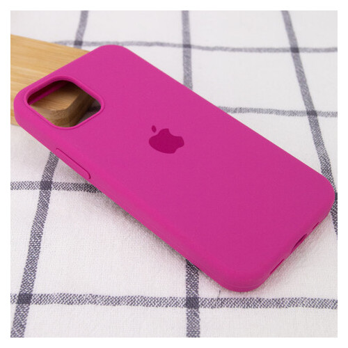 Чохол Epik Silicone Case Full Protective (AA) Apple iPhone 12 Pro / 12 (6.1) Малиновий / Dragon Fruit фото №2