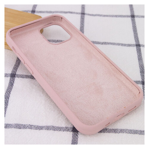 Чохол Epik Silicone Case Full Protective (AA) Apple iPhone 12 Pro / 12 (6.1) Рожевий / Pink Sand фото №3