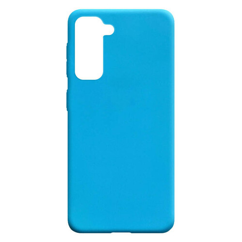 Силіконовий чохол Epik Candy Samsung Galaxy S21 Блакитний фото №1