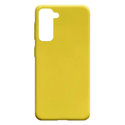 Силіконовий чохол Epik Candy Samsung Galaxy S21 Жовтий фото №1