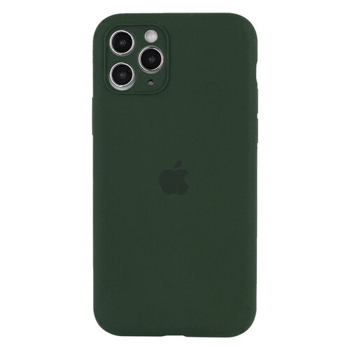 Чохол Epik Silicone Case Full Camera Protective (AA) Apple iPhone 12 Pro (6.1) Зелений / Cyprus Green фото №1