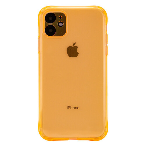 TPU чохол Epik Ease Glossy Full Camera Apple iPhone 12 (6.1) Помаранчевий фото №1