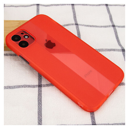 Чохол Epik TPU Glossy Line Full Camera Apple iPhone 12 (6.1) Червоний фото №2