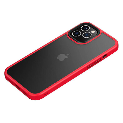 TPU PC чохол Epik Metal Buttons Apple iPhone 11 Pro Max (6.5) Червоний фото №1