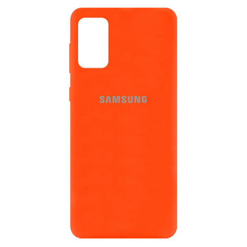 Чохол Epik Silicone Cover Full Protective (AA) Samsung Galaxy A02s Помаранчевий / Neon Orange фото №4