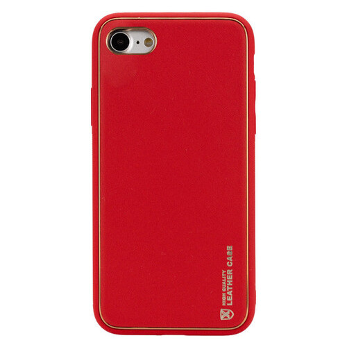 Шкіряний чохол Epik Xshield Apple iPhone 7 / 8 / SE (2020) (4.7) Червоний / Red фото №1