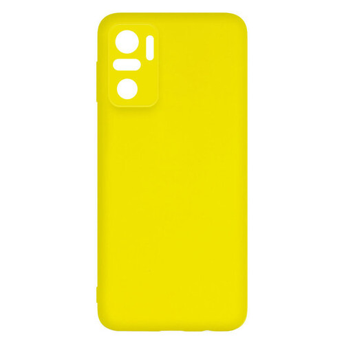 Чохол Epik Silicone Cover Full Camera with Logo (A) Xiaomi Redmi Note 10 Жовтий / Flash фото №2