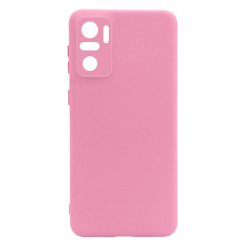 Чохол Epik Silicone Cover Full Camera with Logo (A) Xiaomi Redmi Note 10 Рожевий / Pink фото №1